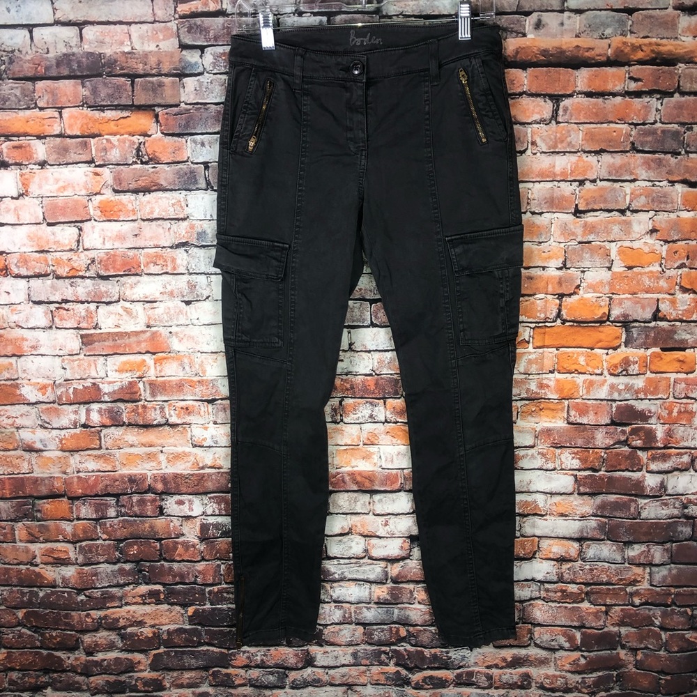 Boden charcoal gray cargo pants size 6
